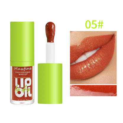 Gloss Labial Impermeável Hidratante Longa Duração - Líquido Não Transfere Embalagem Verde