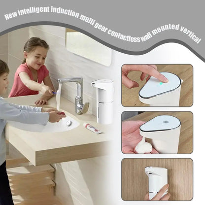 Dispensador de Sabão Automático com Sensor - Recarregável Parede | Espuma Inteligente