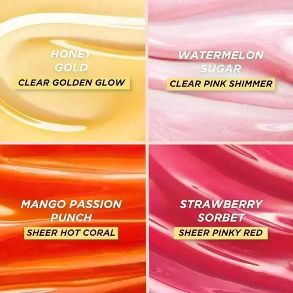 Gisou Lip Balm Óleo Labial Glazed Plum – Hidratação, Volume e Brilho para Lábios Perfeitos