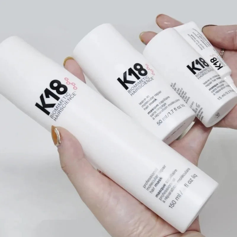 Máscara Capilar K18 Leave-In Reparação Molecular – Tratamento de Queratina para Cabelo Macio e Saudável
