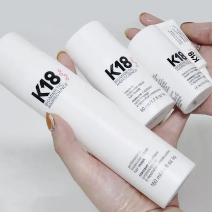 Máscara Capilar K18 Leave-In Reparação Molecular – Tratamento de Queratina para Cabelo Macio e Saudável