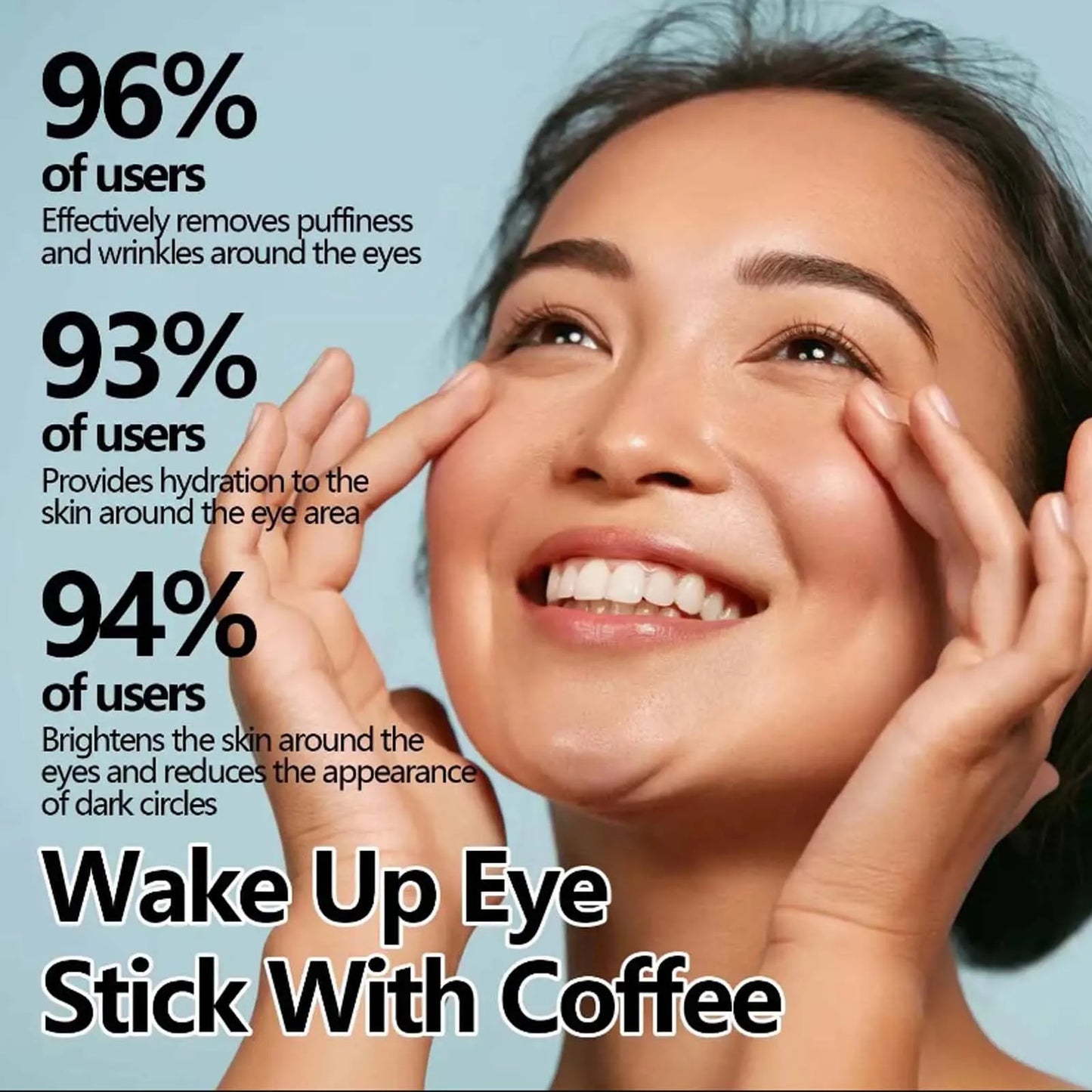 Creme Olhos Stick Caracol Colágeno – Suaviza Linhas Finas Rugas Clareia Olheiras Firma Bolsas Inchaço Hidratante