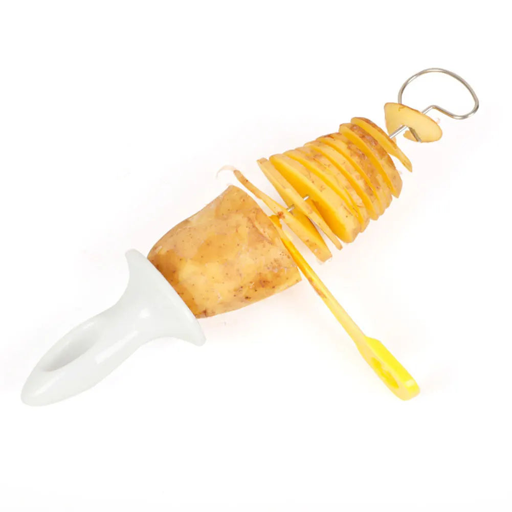 Fatiador Batata Espiral Giratório Inox