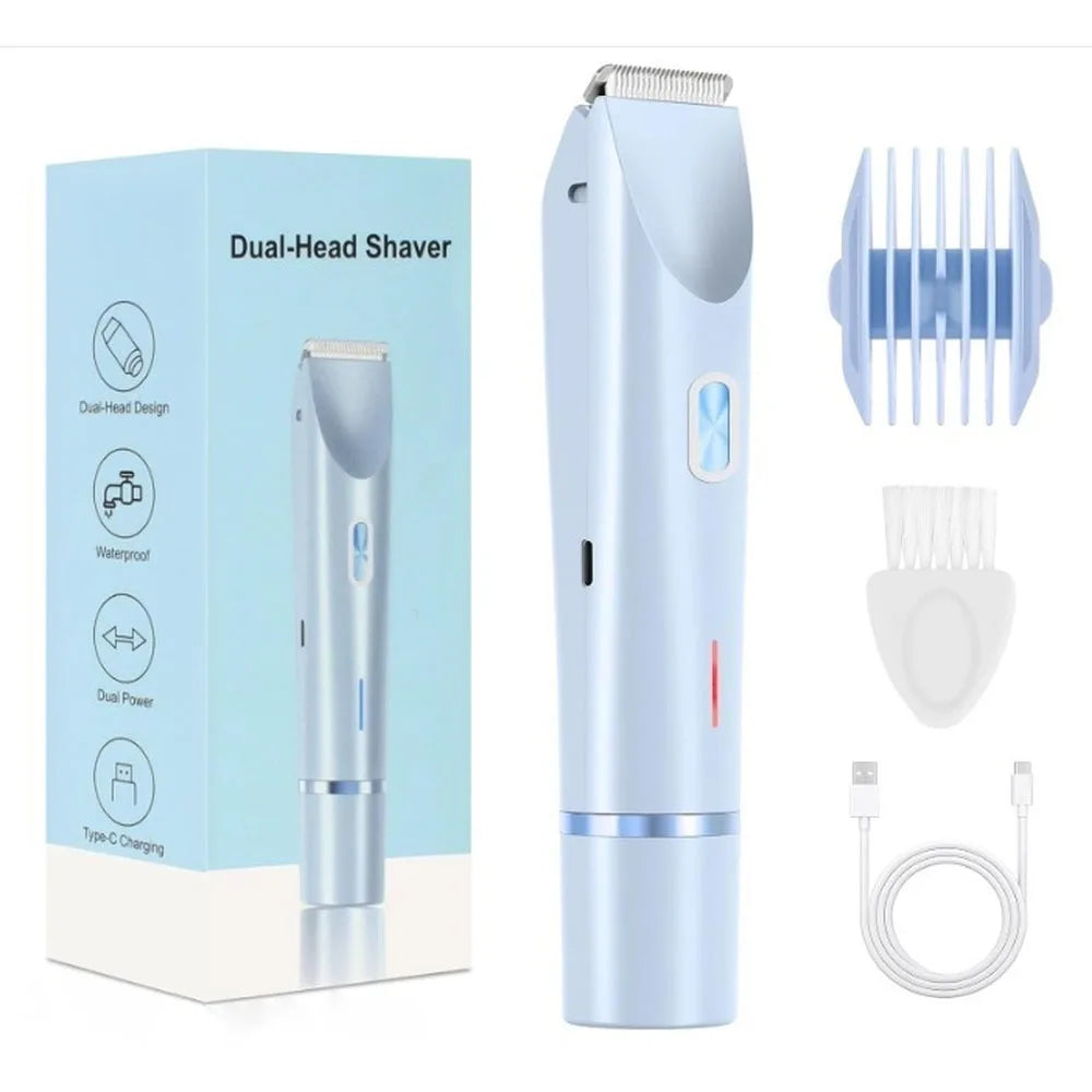 Depilador Elétrico Dupla Cabeça 2 em 1