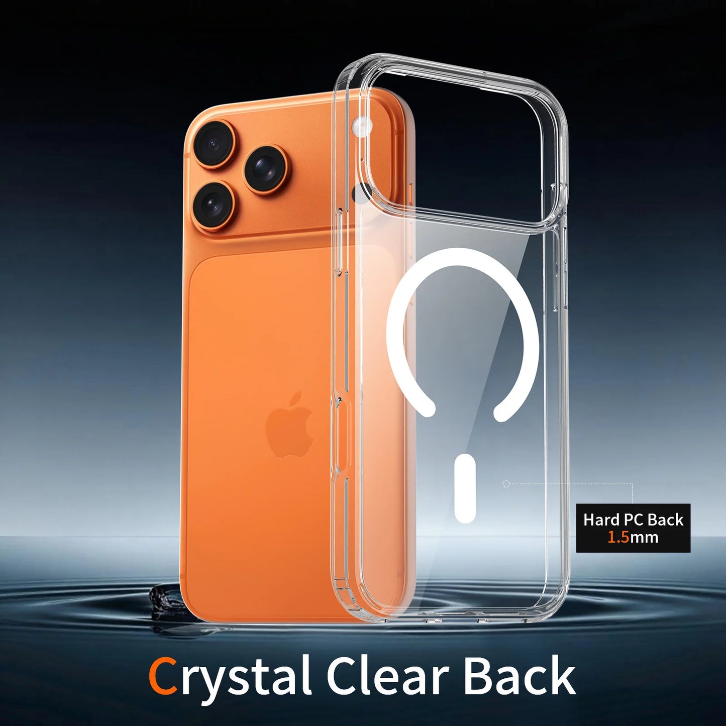 Capa Transparente iPhone com MagSafe | Proteção Slim e Carregamento Magnético