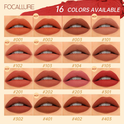 Batom Mate FOCALLURE | 16 Cores À Prova de Água