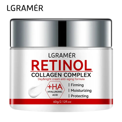 LGRAMÉR Retinol Collagen Complex cream with hyaluronic acid for firming, moisturizing, and protecting skin