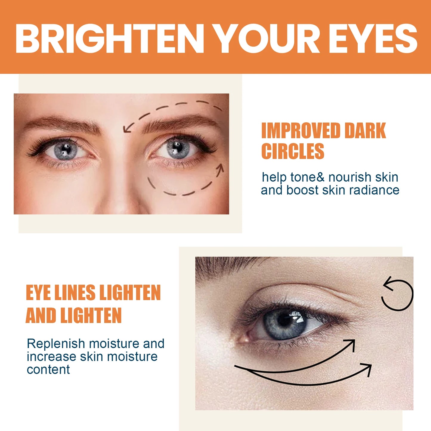 Bálsamo de Olhos com Vitamina C | Remove Olheiras, Bolsas e Linhas Finas