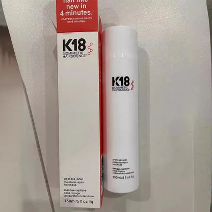 Máscara Capilar K18 Leave-In Reparação Molecular – Tratamento de Queratina para Cabelo Macio e Saudável