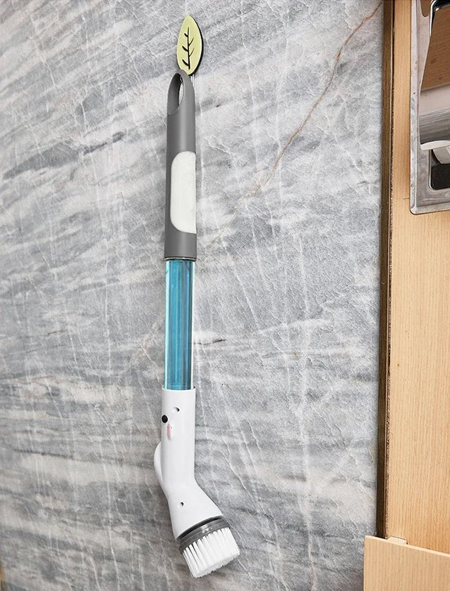 Escova Elétrica Limpeza 7-em-1 Sem Fios - 5000mAh IPX6 Extensível | Casa de Banho Cozinha