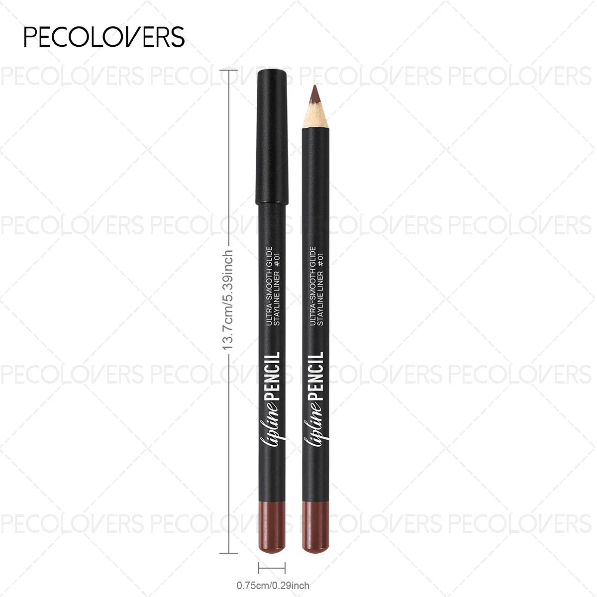 Lápis Labial 2 em 1 Mate – Longa Duração À Prova de Água Tom Pumpkin Spice Cores Ricas Natal