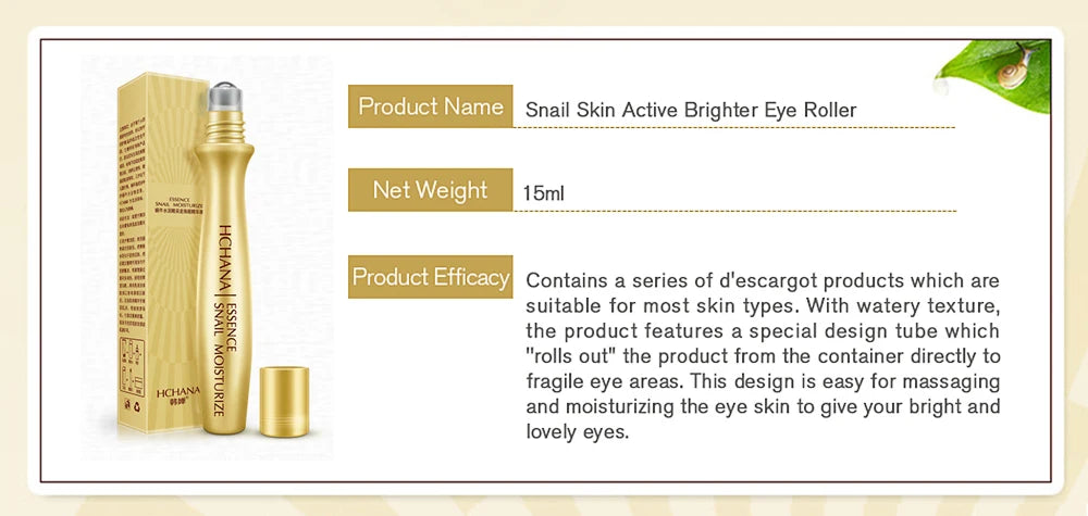 Creme Caracol Colágeno Anti-Idade | Clareia Pele, Reduz Olheiras e Remove Bolsas