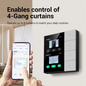 Interruptor Inteligente Premium Y59A 3.5" Touch Screen – Smart Home WiFi Automação Casa Moderna