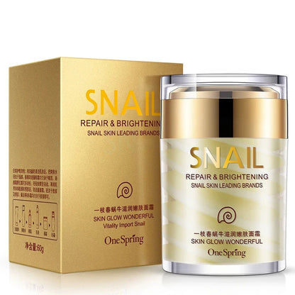 Creme Caracol Colágeno Anti-Idade | Clareia Pele, Reduz Olheiras e Remove Bolsas