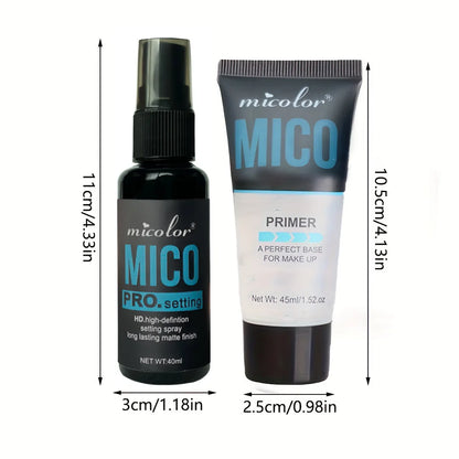 Primer Gel Power Grip Spray Fixação – Iluminador Hidratante Longa Duração Rosto Contorno Maquilhagem