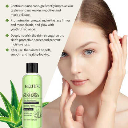 Tónico Facial Aloe Vera 100ml - Hidratante Controlo Oleosidade Refrescante