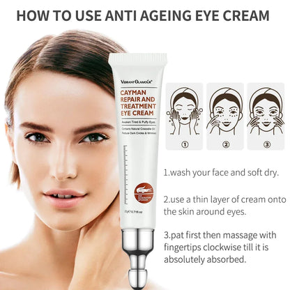 Creme Olhos Peptídeo Colagénio Anti-Rugas - Reduz Olheiras Bolsas Hidratação Profunda