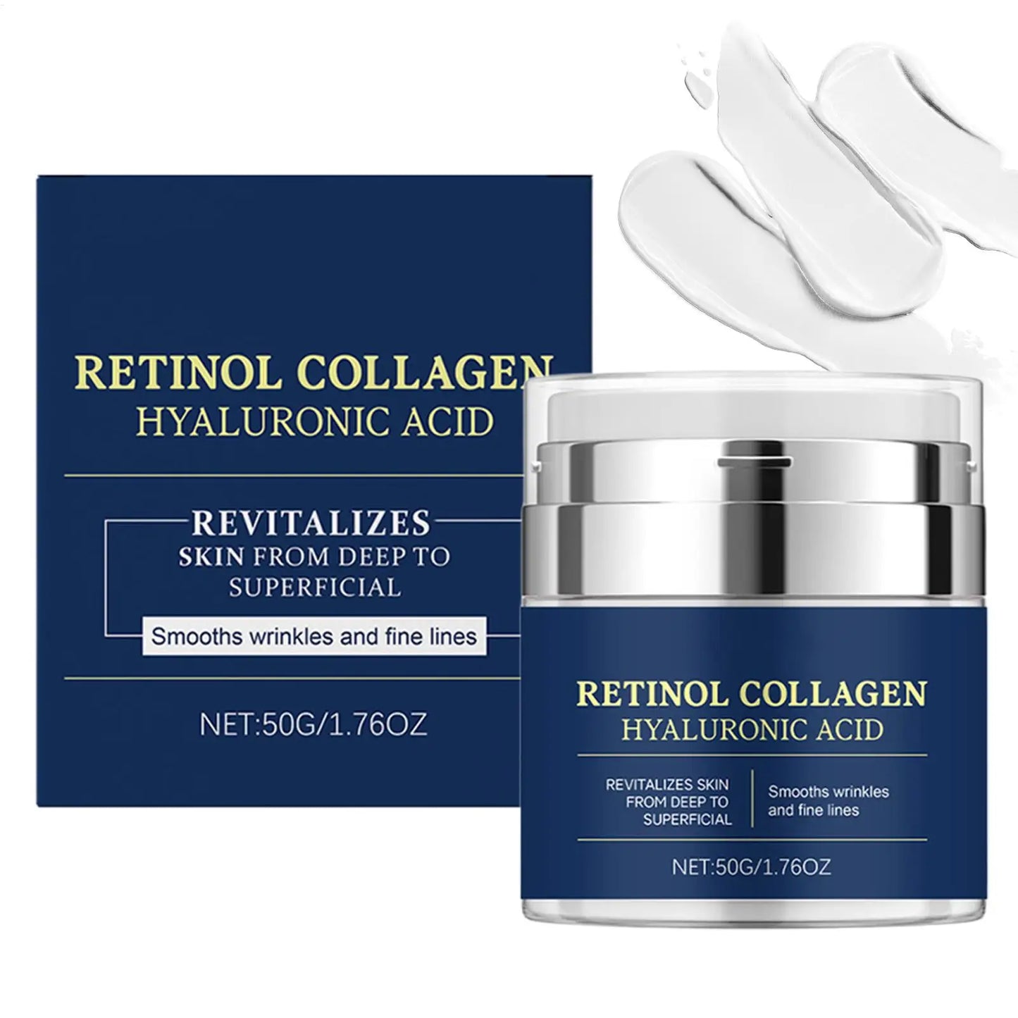 Creme Retinol Lifting Firmeza – Anti-Idade Rugas Hidratação Profunda Colágeno Suaviza Linhas Rosto