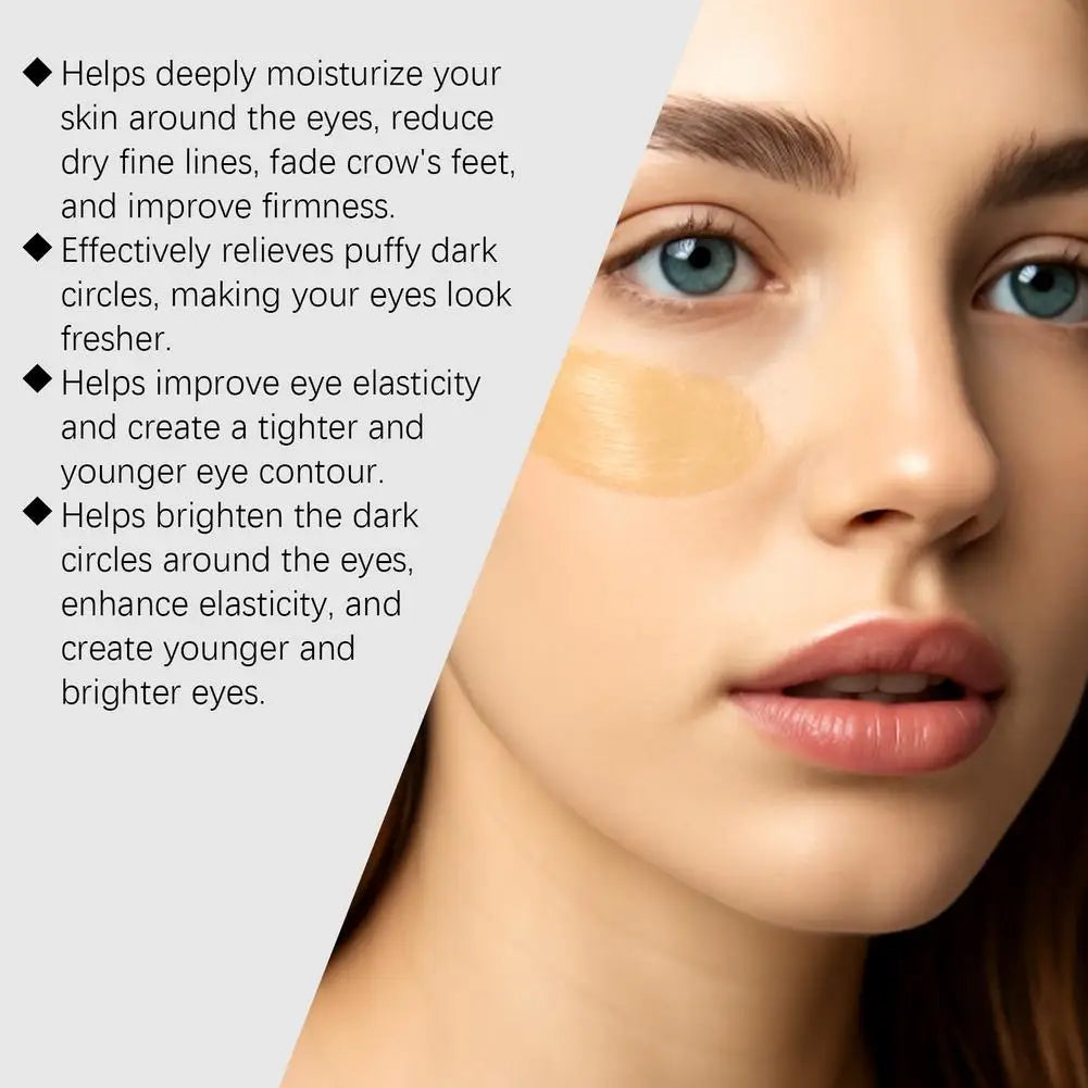 Creme Olhos Tensor Instantâneo Anti-Rugas – Efeito Lifting Imediato Firmeza Suaviza Linhas Finas