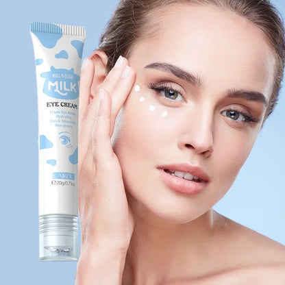 Creme Olhos LAIKOU Leite 20g – Olheiras Bolsas Firmeza Reduz Inchaço Hidratante Contorno Olhos