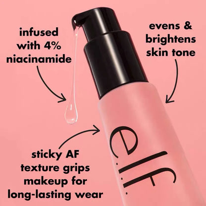 ELF Power Grip Primer Base Facial Hidratante em Gel - Fixação Maquilhagem Longa Duração Textura Perfeita