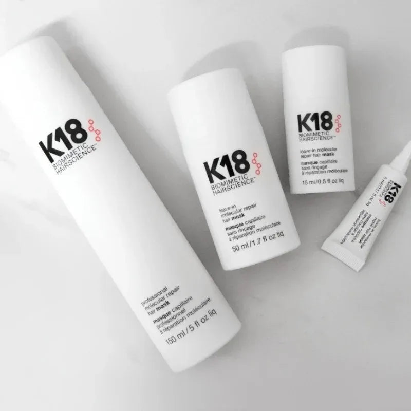 Máscara Capilar K18 Leave-In Reparação Molecular – Tratamento de Queratina para Cabelo Macio e Saudável
