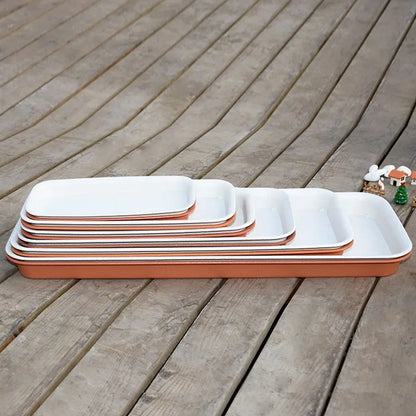 Bandeja Coletora para Vasos | Retangular em Plástico para Interior e Exterior