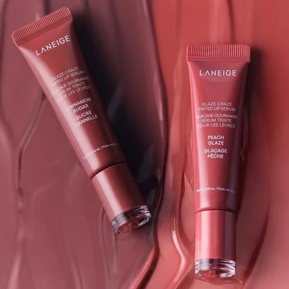 Glaze Craze – Sérum Labial com Polipeptídeos e Cor | Balm Hidratante | Gloss Labial Colorido e Nutritivo | Brilho Original