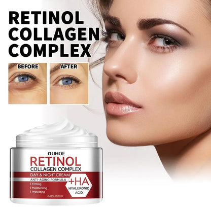 Creme Sérum Retinol 30g Facial Olhos – Firmeza Lifting Anti-Idade Reduz Rugas Linhas Finas