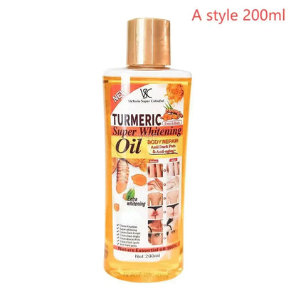 Óleo Essencial Cúrcuma 200ml – Massagem Facial e Corporal Hidratante Aromaterapia Iluminador Suavizante