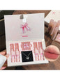 Conjunto de Batons Mate 6 Peças | Kit Veludo Nude com Blush e Colar Presente