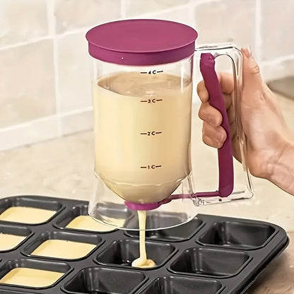 Doseador de Massa Graduado 900ml | Para Panquecas e Bolos