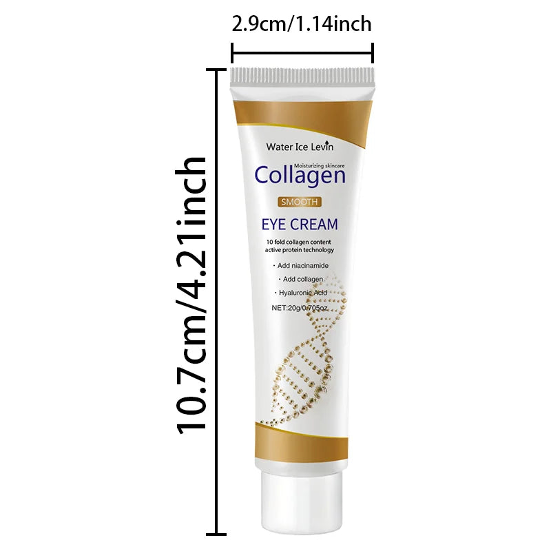 Creme Olhos Colágeno – Anti-Olheiras Bolsas Firmeza Hidratante Cuidado Área Olhos