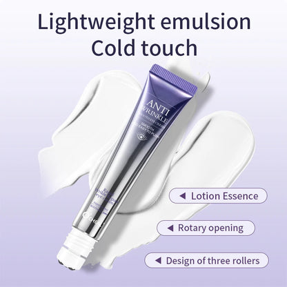 Creme Olhos O'CHEAL Anti-Rugas Círculos Escuros – Massageador Roller Hidratante Bolsas Olhos Anti-Idade Ácido Hialurónico