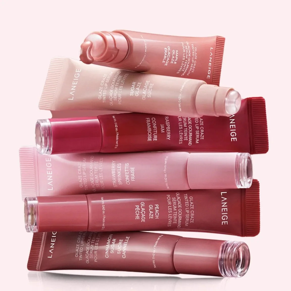Glaze Craze – Sérum Labial com Polipeptídeos e Cor | Balm Hidratante | Gloss Labial Colorido e Nutritivo | Brilho Original