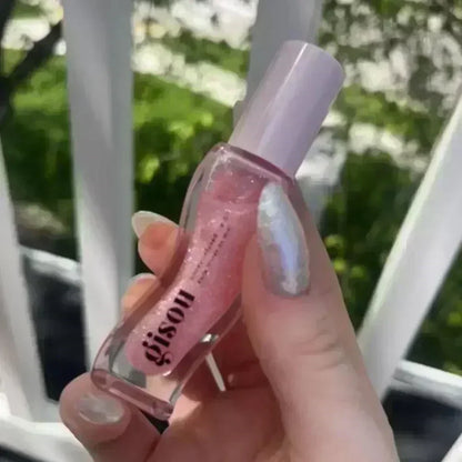Gisou Lip Balm Óleo Labial Glazed Plum – Hidratação, Volume e Brilho para Lábios Perfeitos