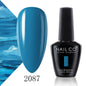 Verniz Gel NAILCO 15ml Série Vermelho Escuro – Cores Glitter UV Manicure Profissional Semi-Permanente