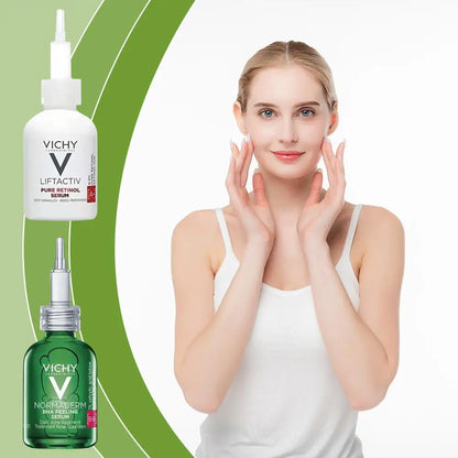 Creme Reparador Facial VICHY Ácido Salicílico 16% VC - Sérum Ácido Hialurónico B3 Retinol
