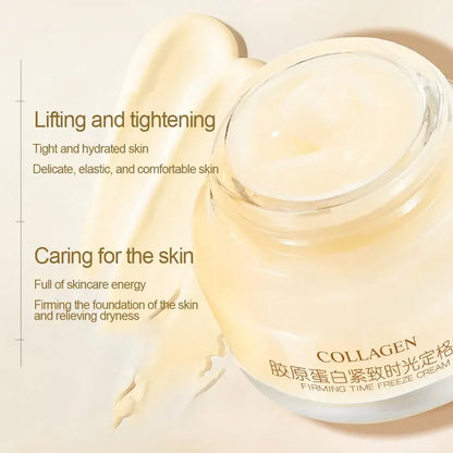 Creme Facial Colágeno Lifting Firmeza – Hidratante Iluminador Reduz Rugas Linhas Finas Clareia Pele