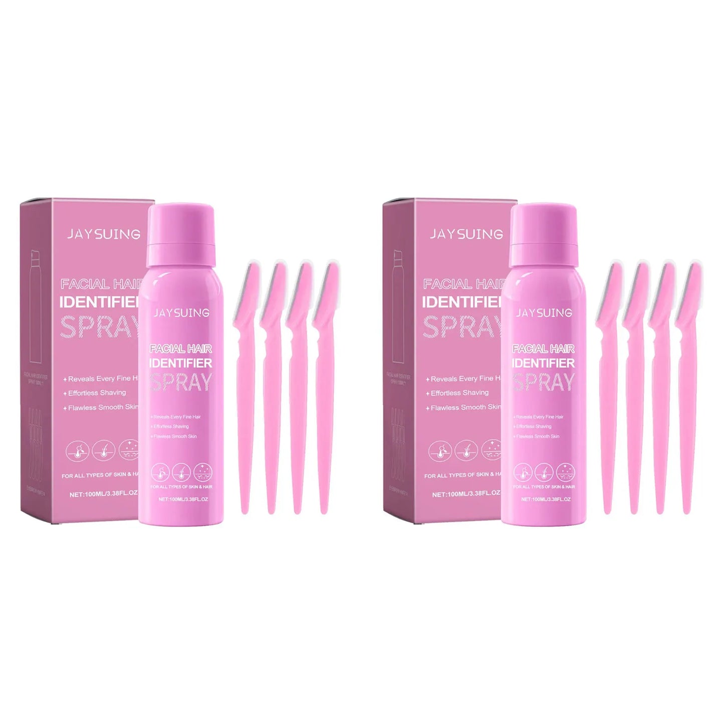 Spray Inibidor Crescimento Pelos Faciais – Depilação Suave Indolor Dermaplaning Hidratante Pele Lisa