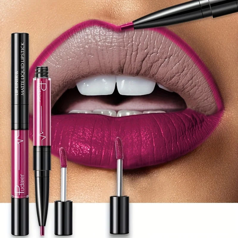 Delineador Labial À Prova de Água – Alta Pigmentação | Longa Duração | Resistente ao Suor | Contorno Perfeito