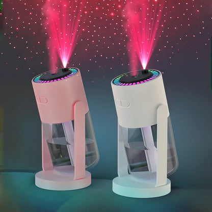 Difusor Aromas 150ml Efeito Chama - Humidificador Ultrassónico Comando Distância Desligamento Automático