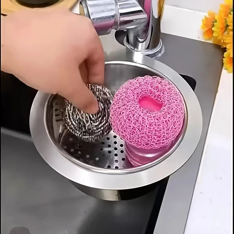 Cesta de Drenagem Cisne para Pia de Cozinha | Organizador Resistente que Economiza Espaço