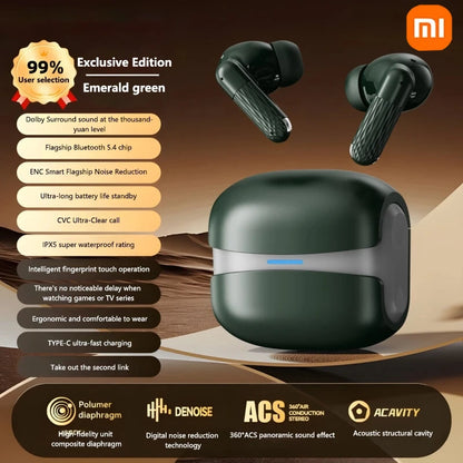Xiaomi Fones TWS 5.3 com Microfone HD - Auriculares Bluetooth Stereo HiFi para iPhone e Android