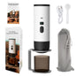 Máquina de Café Portátil 3-em-1 | Cápsula & Pó | Carro, Casa e Camping