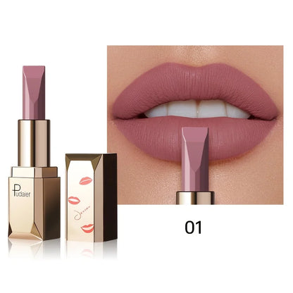 Batom Matte Aveludado 3.5g | Impermeável e Sedoso para Uso Diário