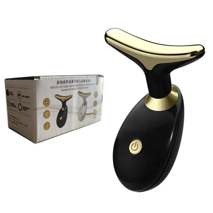 Massageador Facial EMS com LED