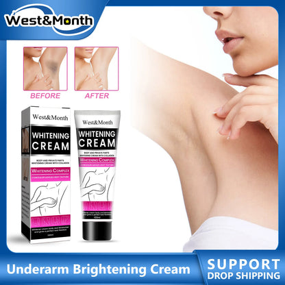 Creme Clareador Corporal | Para Joelhos, Virilha, Axilas e Zonas Íntimas