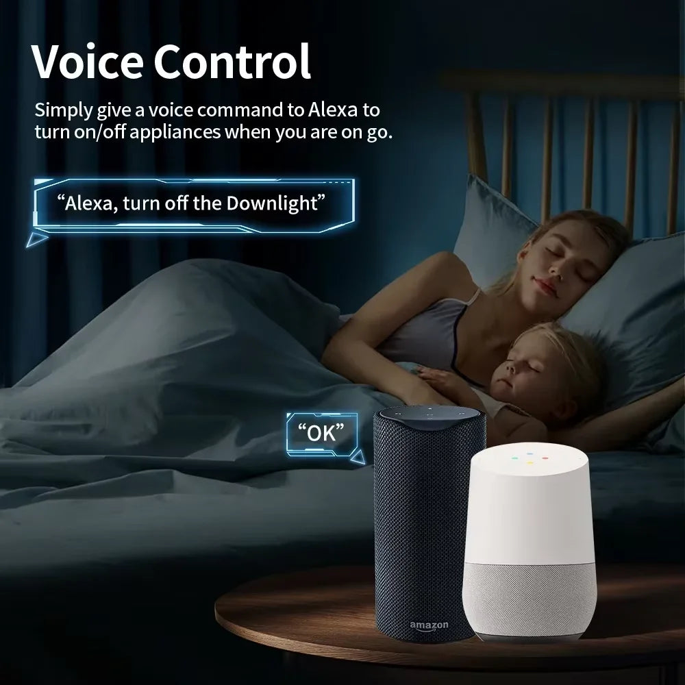 Tomada Inteligente TNCE Tuya WiFi / Zigbee 3.0 – Padrão EU 16A / 20A | Monitoramento de Energia, Temporizador, Controle por Voz | Compatível com Alexa