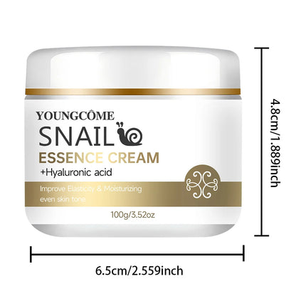 Creme Essência Caracol com Ácido Hialurónico e Retinol | Firmeza, Iluminador e Clareador 30-100g